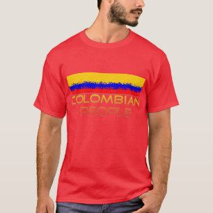 Colombiaanse bevolking t-shirt