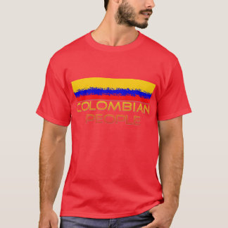 Colombiaanse bevolking t-shirt