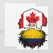 Colombiaanse Canadese stratenvlag (Canada) Kaart (Voorkant / Achterkant)