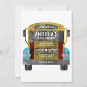 Colombiaanse Chiva Rumbera Pachangera Party Bus Kaart (Voorkant)