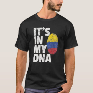 Colombiaanse Colombia Vlag IT'S IN MY DNA Kerst G T-shirt
