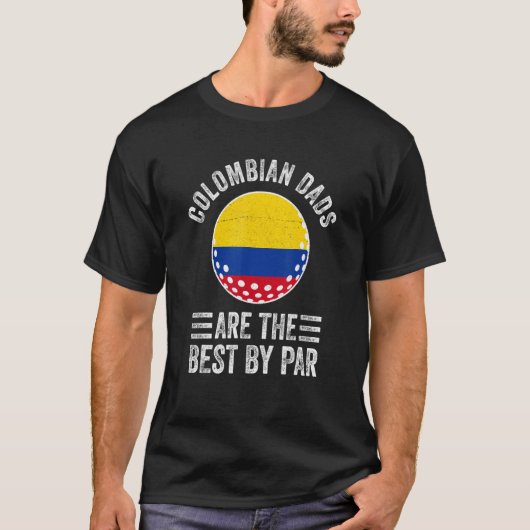 Colombiaanse dads zijn de beste van par - Colombia T-shirt (Voorkant)
