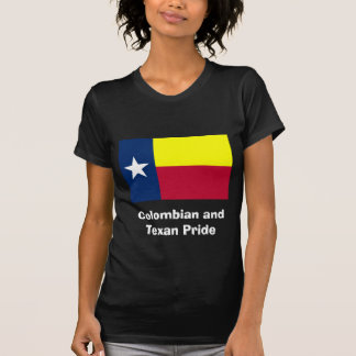 Colombiaanse en Texaanse trots T-shirt