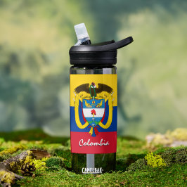 Colombiaanse fles, patriottische Colombiaanse vlag Waterfles