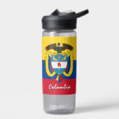 Colombiaanse fles, patriottische Colombiaanse vlag Waterfles (Links)