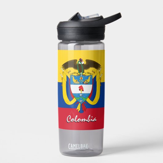 Colombiaanse fles, patriottische Colombiaanse vlag Waterfles (Links)