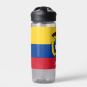 Colombiaanse fles, patriottische Colombiaanse vlag Waterfles (Voorkant)