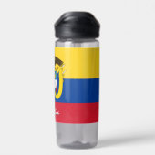 Colombiaanse fles, patriottische Colombiaanse vlag Waterfles (Achterkant)