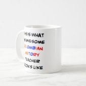 Colombiaanse geschiedenisleraar, geweldige Mok (Voorkant links)