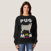 Colombiaanse hond Pug Mom Essential T-shirt 1013 (Voorkant volledig)