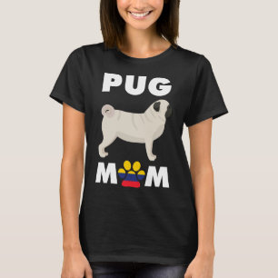 Colombiaanse hond Pug Mom Essential T-shirt 1013