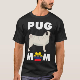 Colombiaanse Honden Pug Moeder 1013 T-shirt