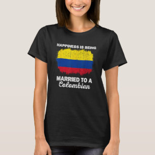 Colombiaanse huwelijksvlag Colombiaans erfgoed T-shirt