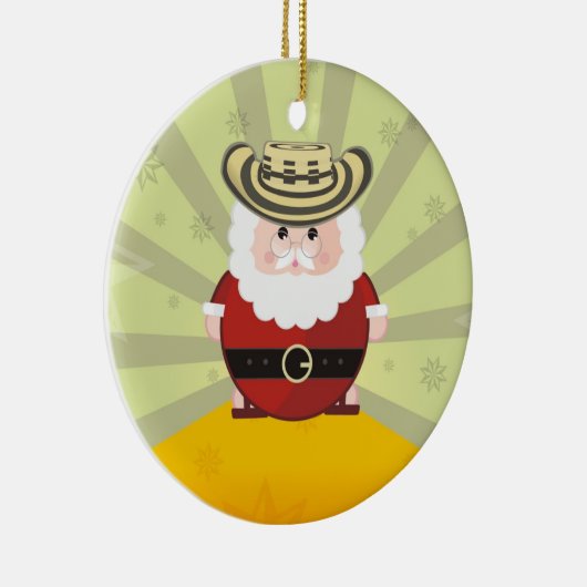 colombiaanse kerst keramisch ornament (Rechts)