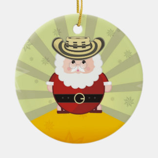 colombiaanse kerst keramisch ornament