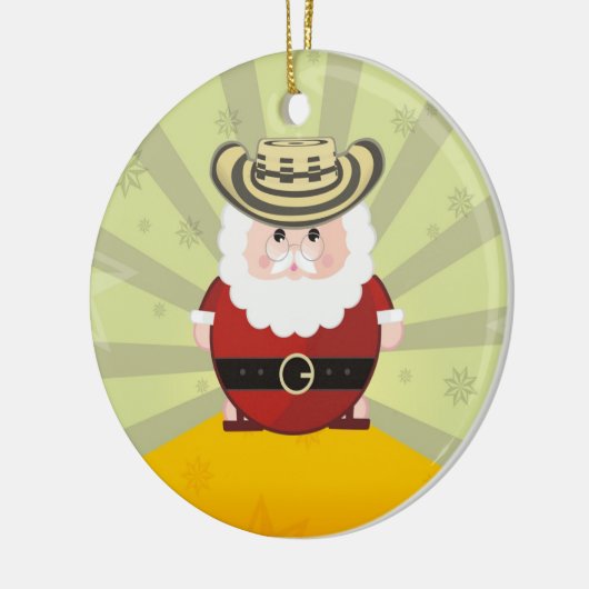 colombiaanse kerst keramisch ornament (Links)