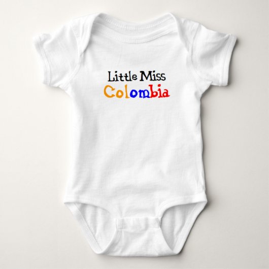 Colombiaanse kleine mejuffrouw romper (Voorkant)