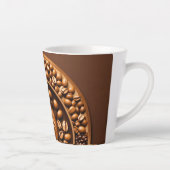 Colombiaanse koffiebonen ontwerp latte mok (Rechts)