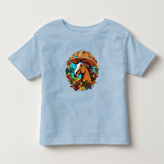 Colombiaanse koffiezaden kinder shirts (Voorkant)