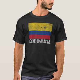 Colombiaanse  land Souvenir:  vlagland T-shirt