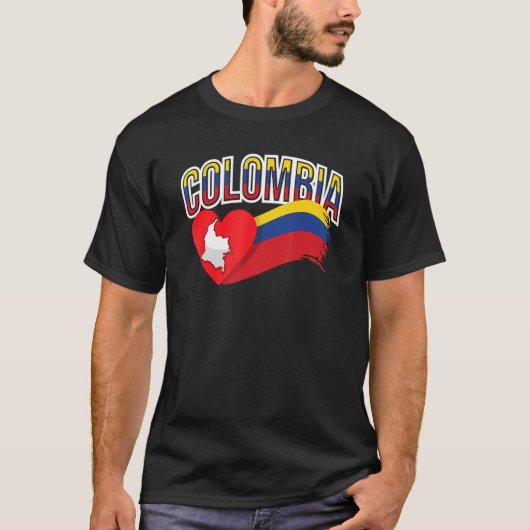 Colombiaanse Man W T-shirt (Voorkant)