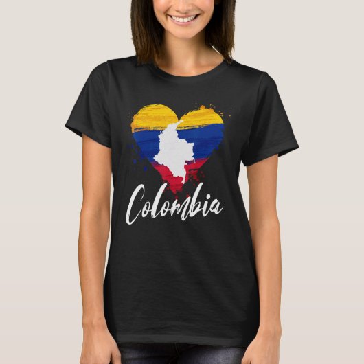 Colombiaanse Man W T-shirt (Voorkant)