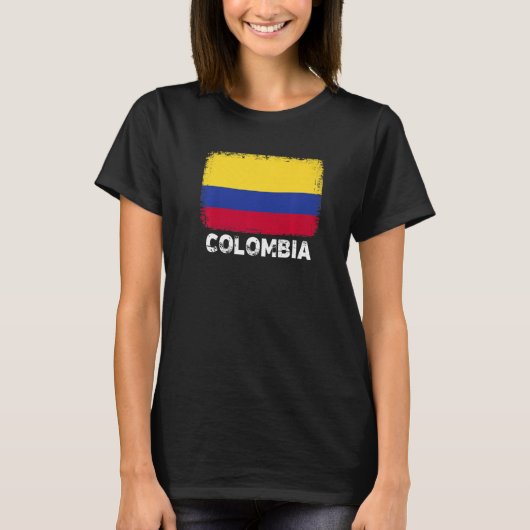 Colombiaanse Mannen van vrouwen T-shirt (Voorkant)
