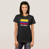 Colombiaanse Mannen van vrouwen T-shirt (Voorkant volledig)