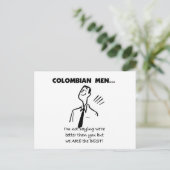 Colombiaanse Mannen zijn het beste Briefkaart (Staand voorkant)