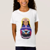 Colombiaanse, Misak of Guambiana Matryoshka Girls' T-shirt (Voorkant)