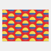 Colombiaanse Mode - Vlag, hart en cultuur Inpakpapier Vel (Voorkant 3)