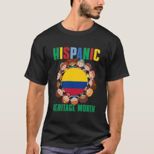 Colombiaanse nationale Spaanse erfgoed maand Colom T-shirt