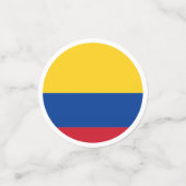 Colombiaanse partij decoraties confetti (Kleine voorkant)