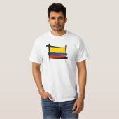 Colombiaanse penseelvlag t-shirt (Voorkant volledig)