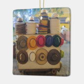 Colombiaanse Pet in het park Keramisch Ornament (Links)