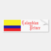 Colombiaanse prins, Bumpersticker (Voorkant)