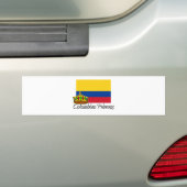 Colombiaanse prinses bumpersticker (Op auto)