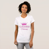 Colombiaanse prinses t-shirt (Voorkant volledig)