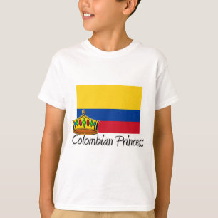 Colombiaanse prinses t-shirt