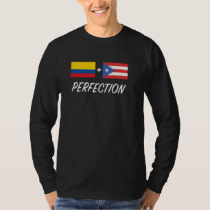 Colombiaanse Puerto Ricaanse Vlag Colombia Puerto  T-shirt