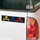 Colombiaanse Skulls Bumpersticker (Op Truck)