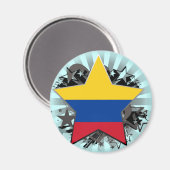 Colombiaanse ster magneet (Voorkant / Achterkant)