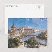 Colombiaanse tentoonstelling van Theodore Robinson Briefkaart (Voorkant / Achterkant)