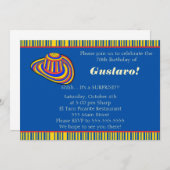 Colombiaanse uitnodiging tot geboorte van Volwasse (Voorkant / Achterkant)