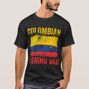 Colombiaanse vissende vader t-shirt