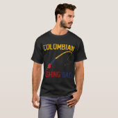 Colombiaanse visser vader t-shirt (Voorkant volledig)