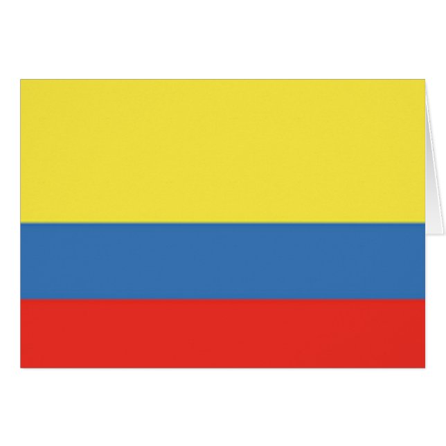 Colombiaanse vlag (Voorkant Horizontaal)