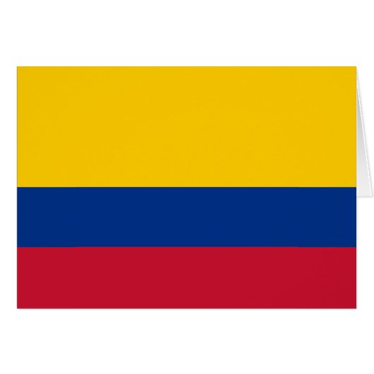 Colombiaanse vlag (Voorkant Horizontaal)