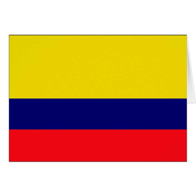 Colombiaanse vlag (Voorkant Horizontaal)