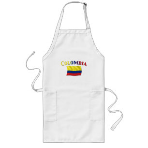 Colombiaanse vlag 2 lang schort